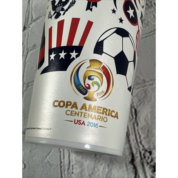 USA Soccer Set of 10 2016 Copa America Centenario 100 Years Plastic Cups 16 Oz - Picture 11 of 16